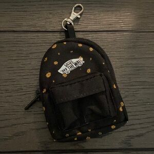 Vans mini backpack keychain